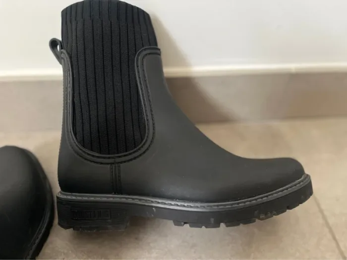 Bottines chelsea Mustang en caoutchouc p 38 - photo numéro 4