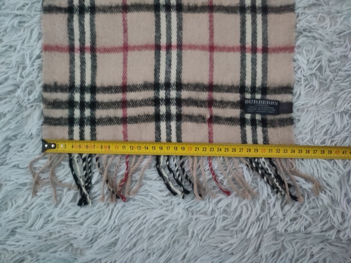 Écharpe Burberry vintage excellent état 100% cachemire - photo numéro 5