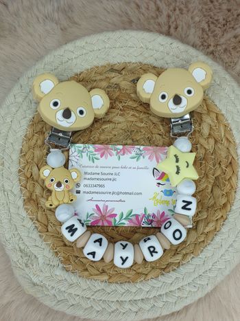 Attache doudou Koala