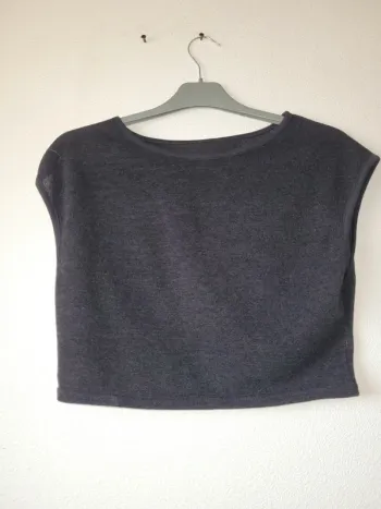 Crop top noir