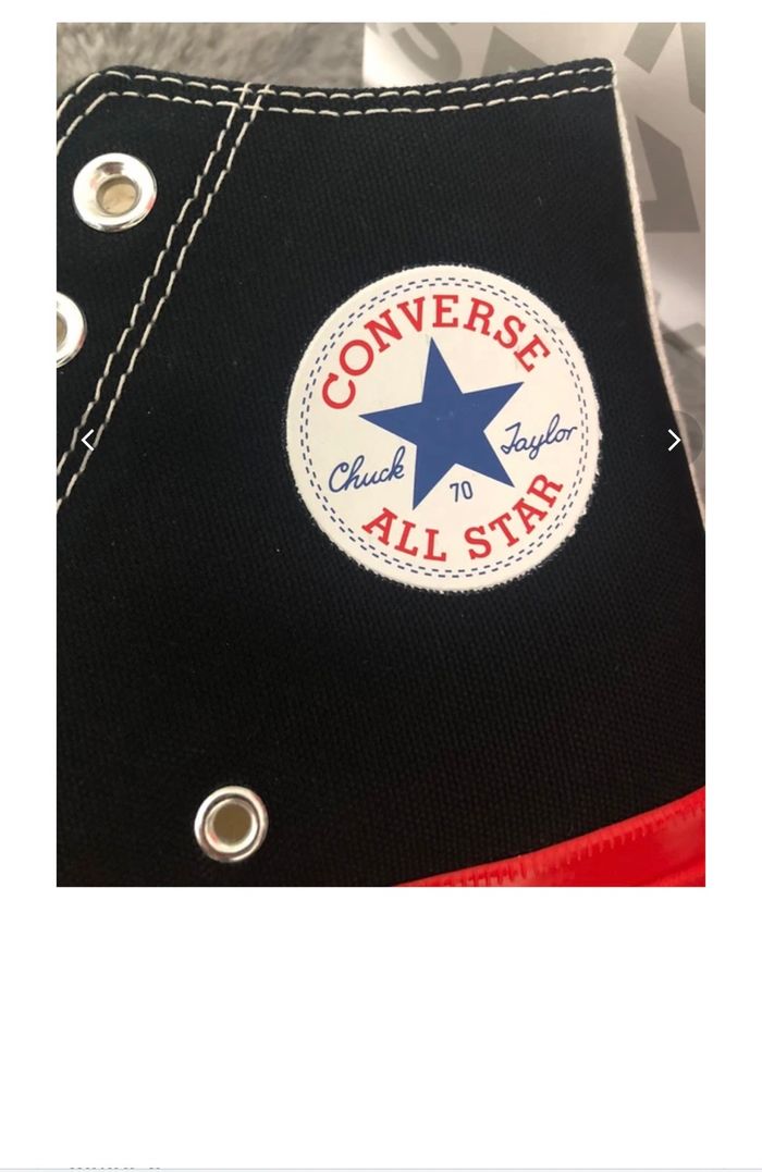 Converse haute comme des garçons cdg - photo numéro 5
