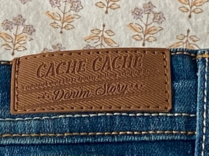 Pantalon jeans bleu Cache Cache - photo numéro 8