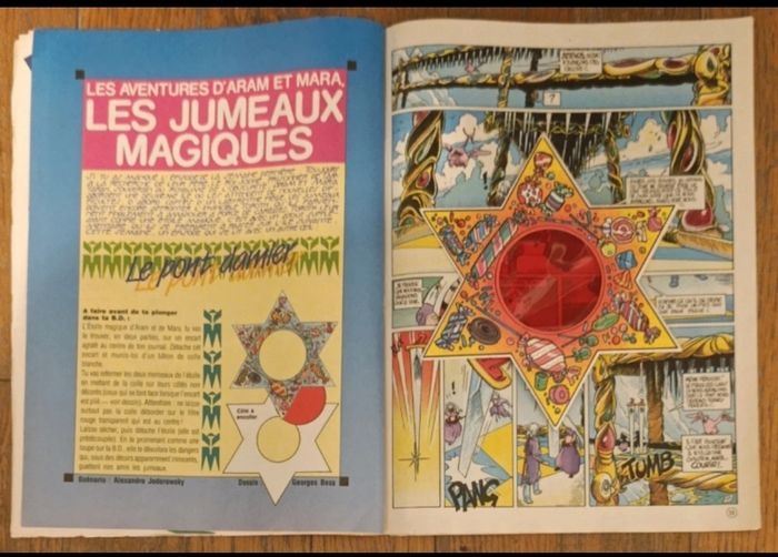 Ancien journal de mickey avec cadeau étoile magique N°1843 - 1987 vintage - photo numéro 2