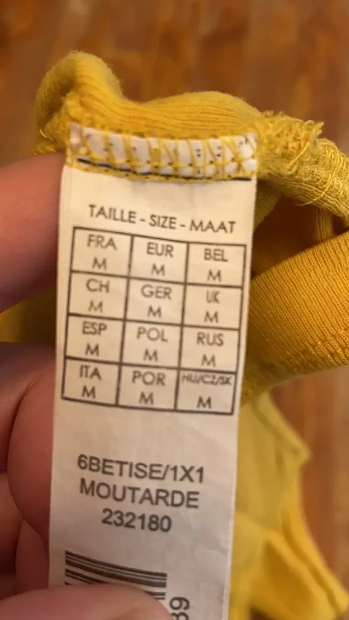 Débardeur jaune taille M - photo numéro 4