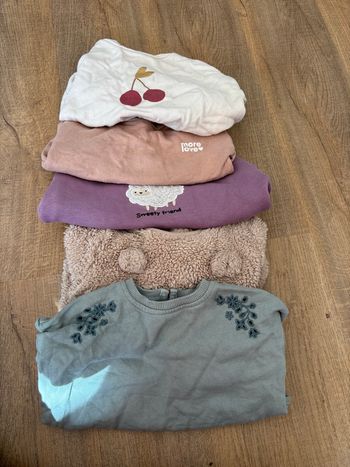 Lot vêtement bébé fille 12 mois 