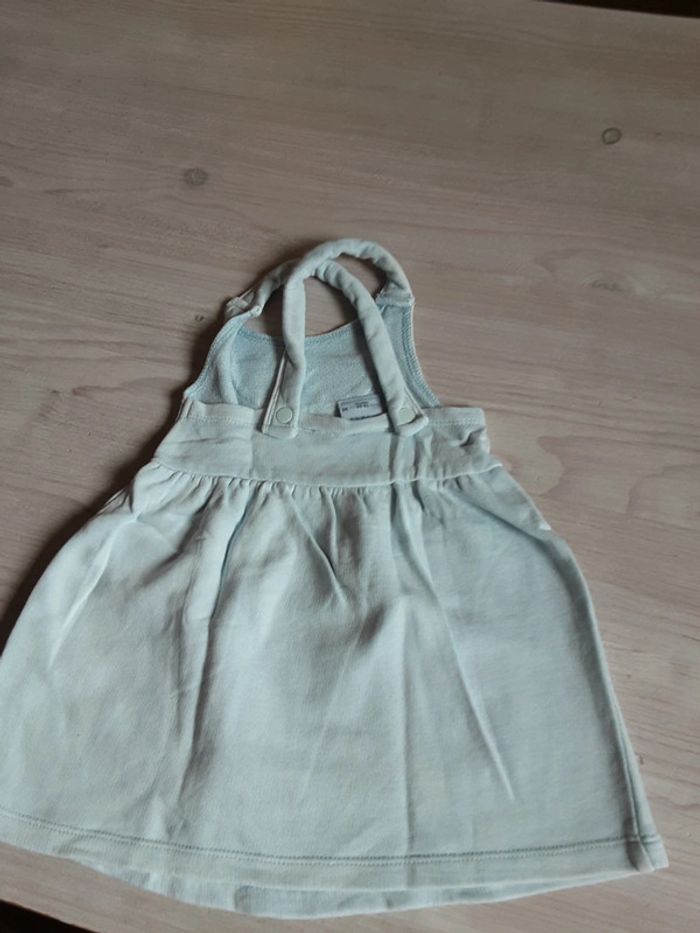 Robe salopette sweat cœur 100% coton T. 92cm (18-24 mois) - photo numéro 2