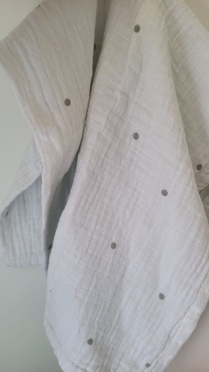 doudou lange coton froissé 60 x 60 cm lot - photo numéro 2