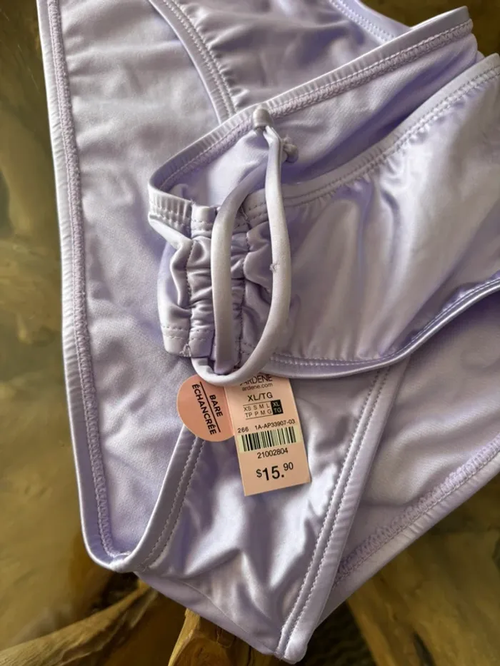 Bas de maillot de bain Ardene violet métallisé XL - photo numéro 4