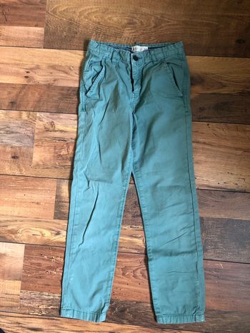 Pantalon vert d’eau Zara 6-7 ans