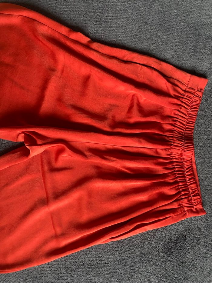 Pantalon fluide rouge - photo numéro 4