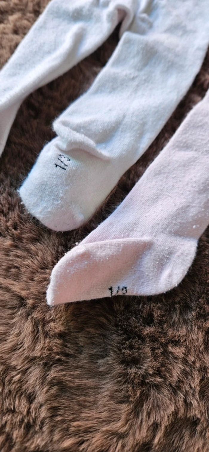 Lot de 2 collant bébés fille 1/3 mois - photo numéro 2