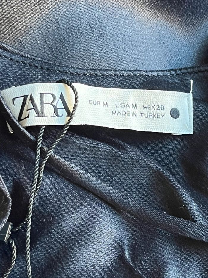Robe à bretelles satinée Zara M neuve - photo numéro 8
