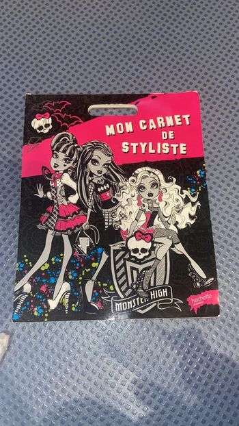 Mon carnet de styliste monster high