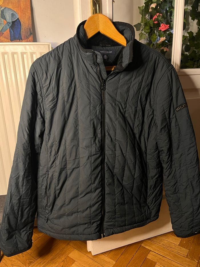 Veste polaire matelassée Tommy Hilfiger gris - Taille S - photo numéro 6