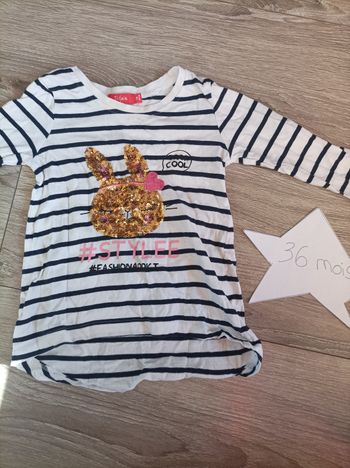 Haut ml tissaia 3 ans