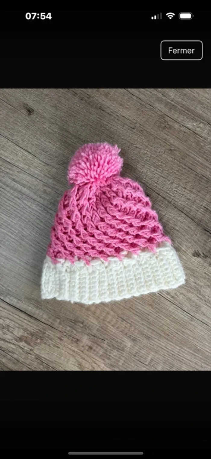 Bonnet 6/9 mois
