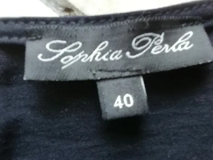 Haut - Top - Blouse Sofia Perla Taille 40 - 40/42 Quasi neuf!! - photo numéro 3