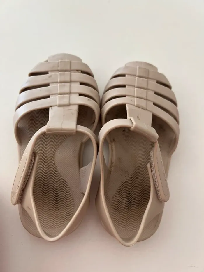 Chaussures méduses enfants beiges taille 22-23 - photo numéro 3