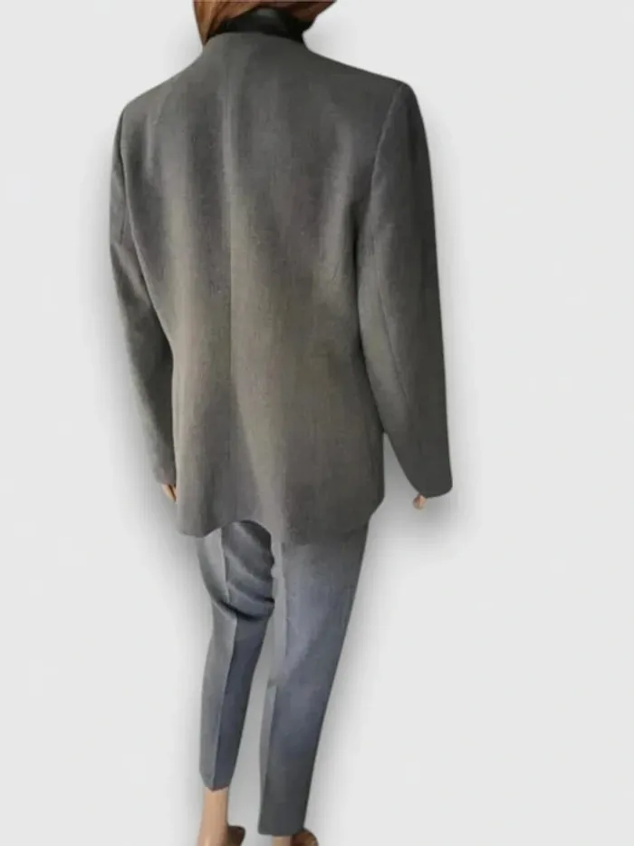 Superbe ensemble blazer pantalon Manigance ,coupe fuselée ,taille haute ,extensible - photo numéro 11