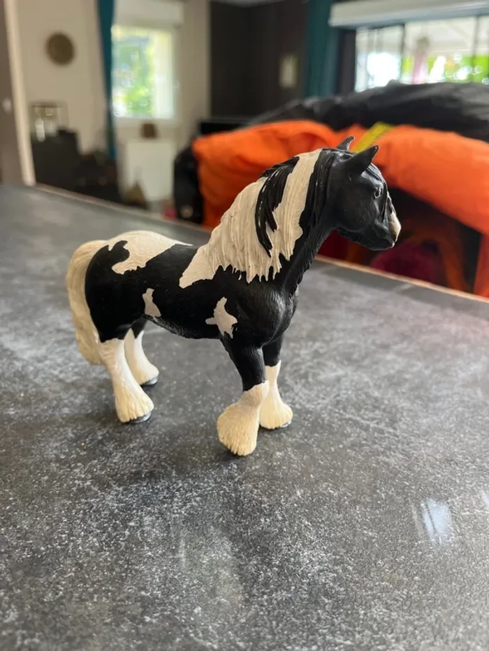 Cheval de trait étalon clydesdale schleich - photo numéro 3
