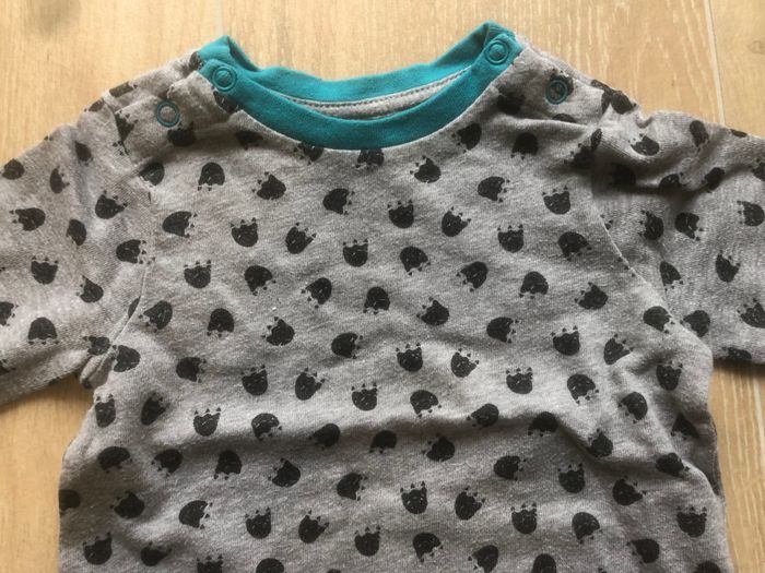 Ensemble salopette+ t shirt manches longues bébé garçon - photo numéro 4