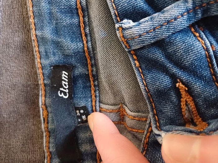 Lot pantalons 36 et un pantacourt burton camaïeu etam - photo numéro 11