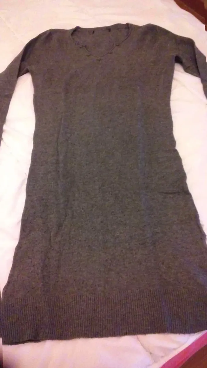Robe  pull  grise T38 - photo numéro 2