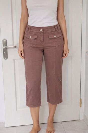 Pantacourt et bermuda marron femme la redoute taille M/38