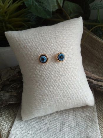 Boucles puces oeil du nazar 🧿.