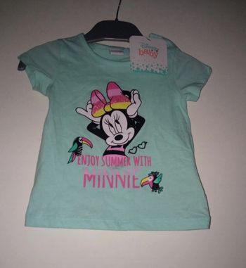 Tee shirt Minnie Disney baby taille 18 mois