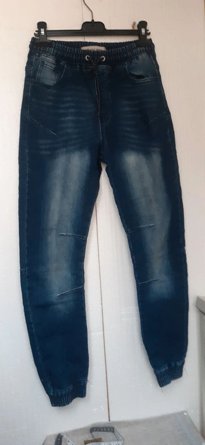 Pantalon jeans 11-12ans 152cm - photo numéro 2