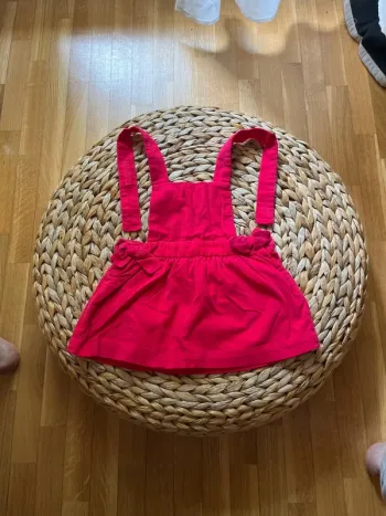 Robe croisée dans le dos rouge Jacadi 18mois