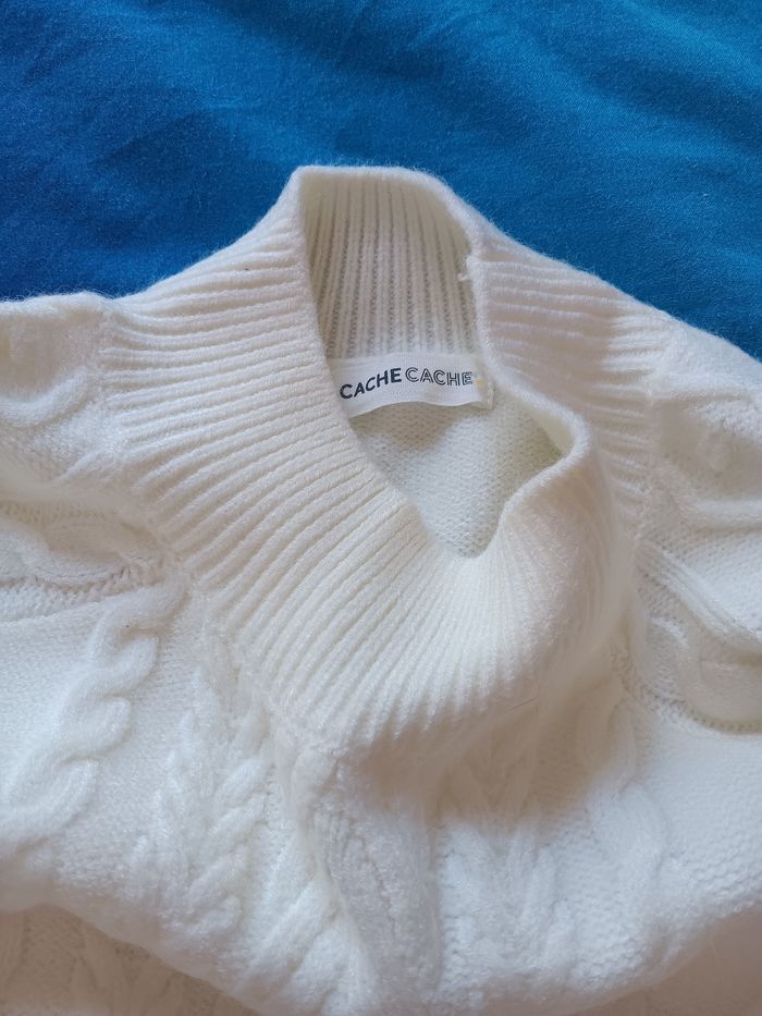 Robe en laine écrue - photo numéro 4