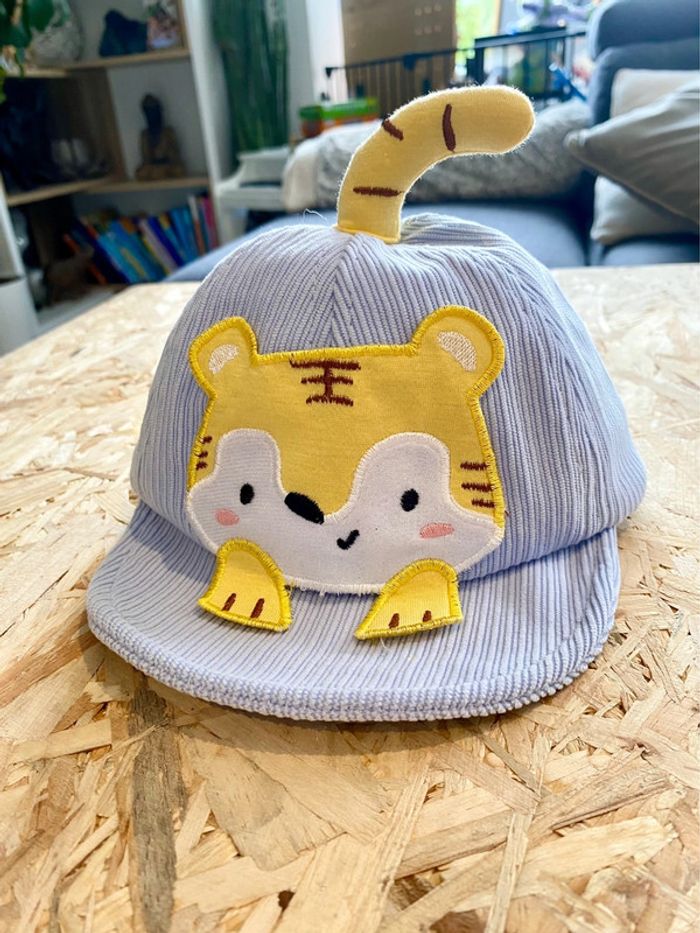 Casquette tigre 12/18 mois