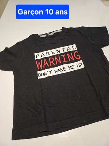 T-shirt 10 ans