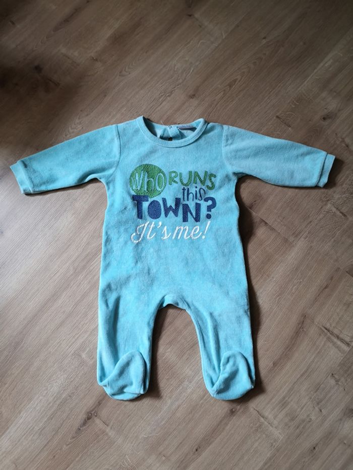 Pyjama turquoise 9 mois