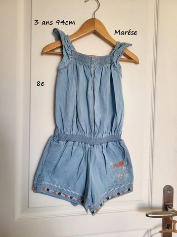 Combishort à pressions Marése 3 ans