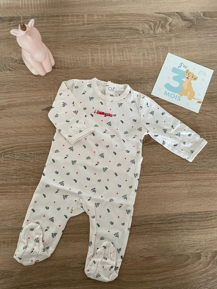 Pyjama coton Kiabi 3 mois