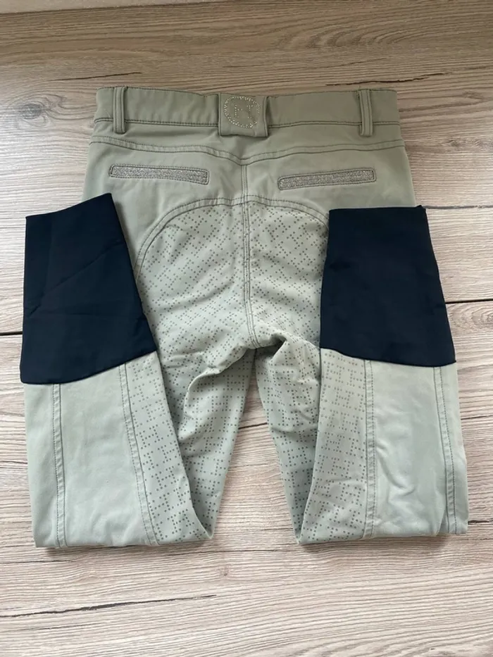 Pantalon d’équitation Harcour 32 Kaki Très Bon État 8765 - photo numéro 7