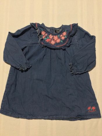 Robe fine manches longues 24 mois