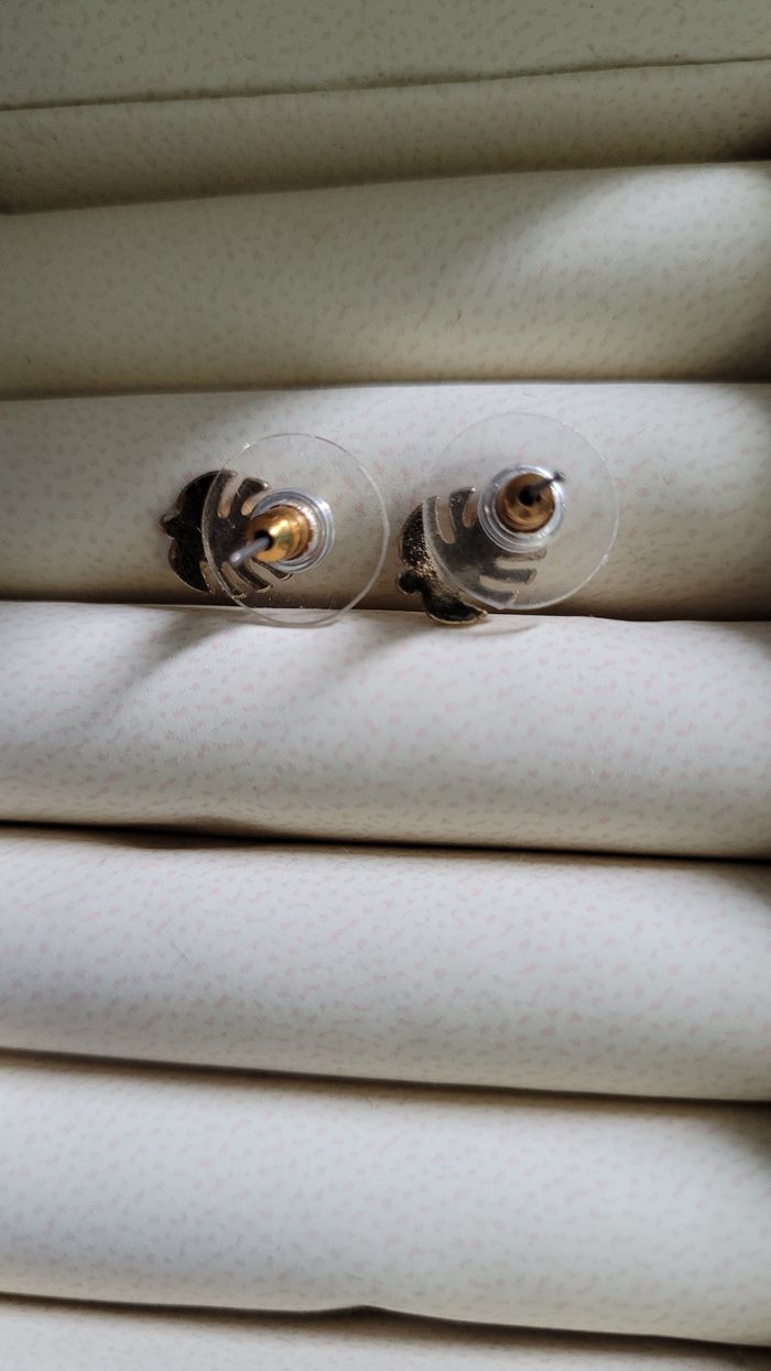 Boucles d'oreilles feuillages - photo numéro 3