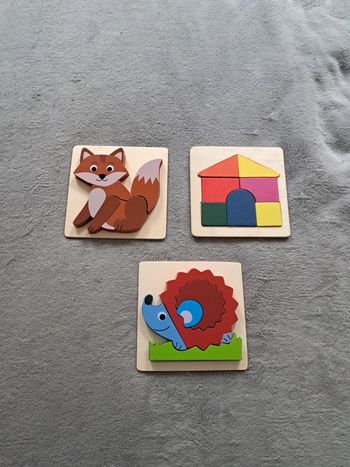 Lot de puzzle en bois