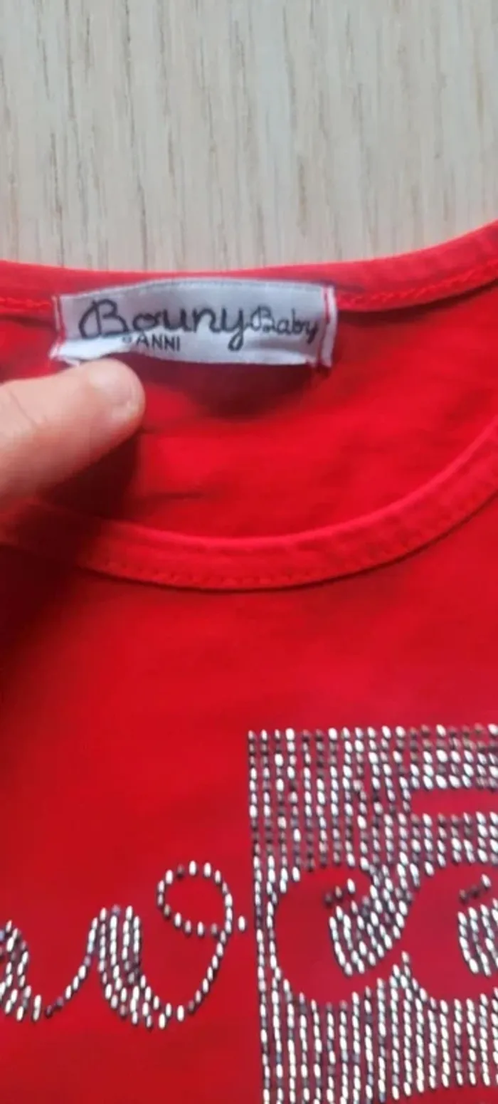 Tee shirt pailletté - photo numéro 3