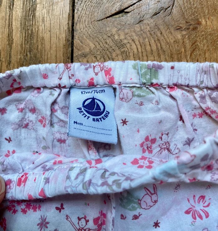 Bloomer / short Petit Bateau 12 mois fleuri - photo numéro 3