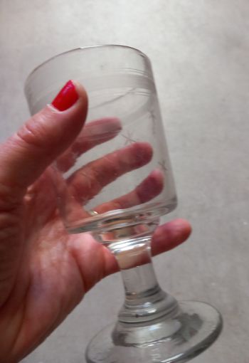 Gros verre vintage 