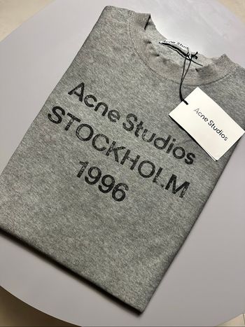T shirt acné studios gris taille  m