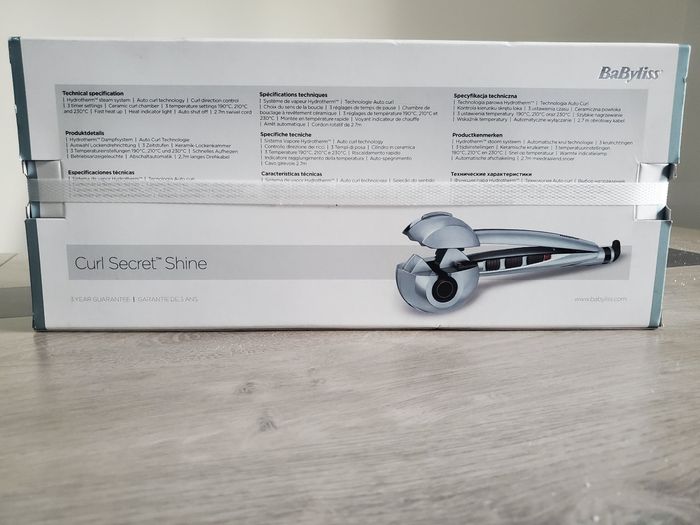 Lisseur Boucleur BABYLISS C1800e Hydro-Force Steam. - photo numéro 2
