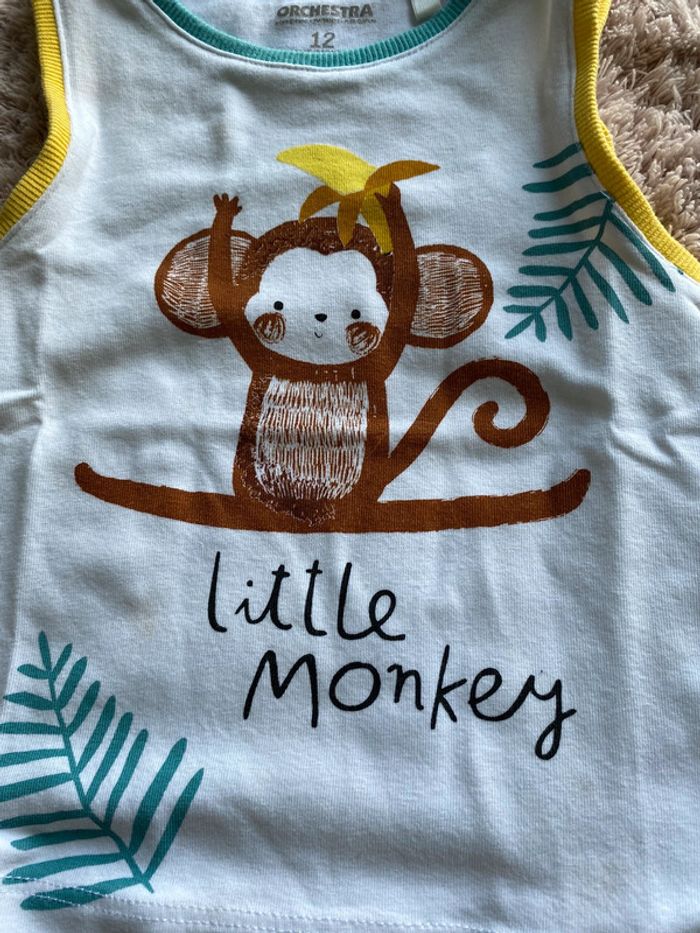 Ensemble débardeur et short Orchestra 12 mois - photo numéro 2