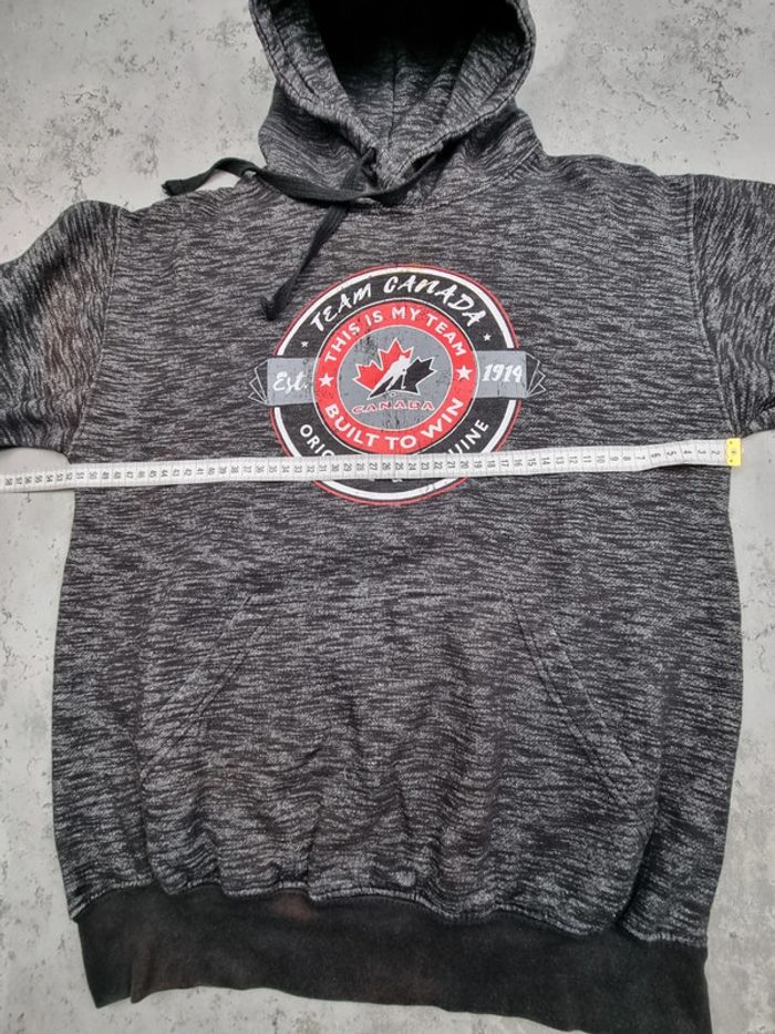 Pull à capuche Team Canada noir – Taille S Homme - photo numéro 6