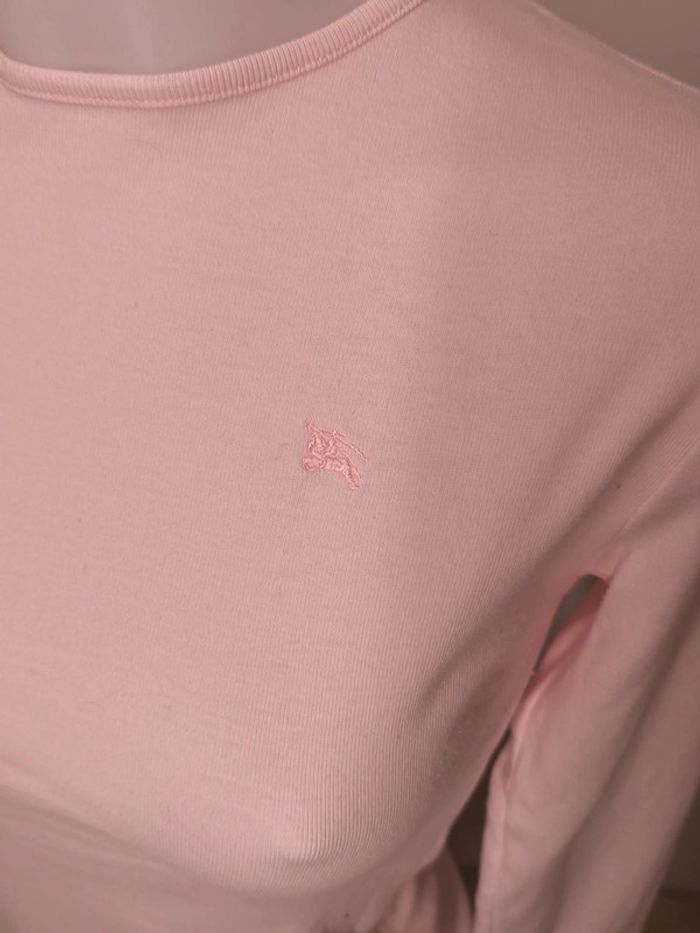 Pull Burberry London Femme Taille M Rose - photo numéro 7